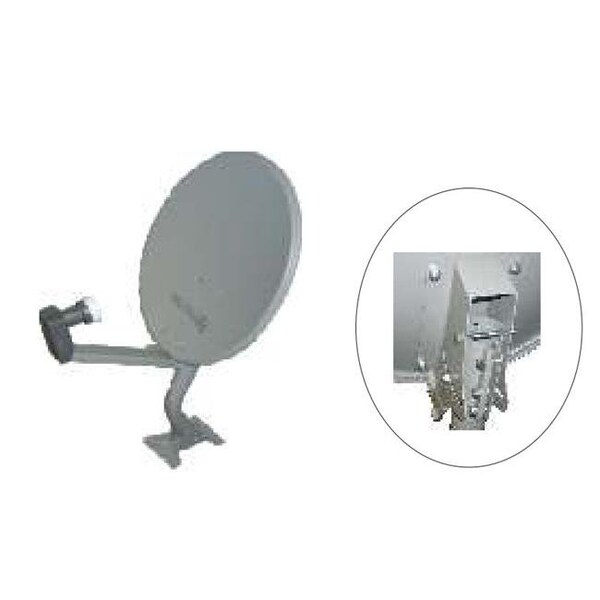Homevision Technology Homevision Technology DWD45CIBK 18 Inch Offset Dish in Bulk with Parts in Individual Box with 1xDual LNB DWD45CIBK - main